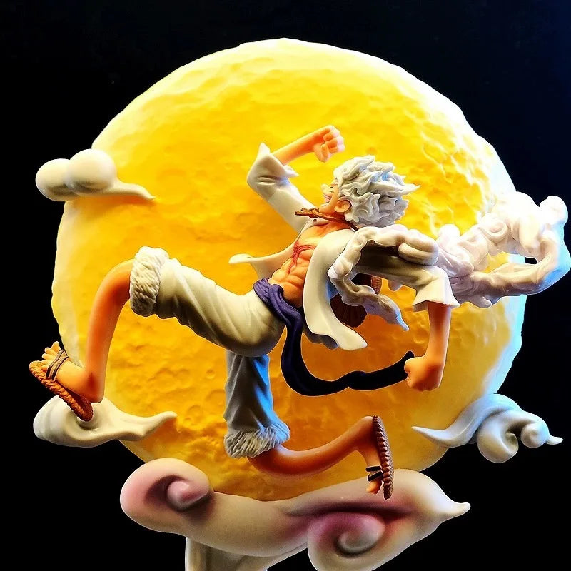 28cm Luffy Gear 5 Moon Light Lumineux Edition Limité