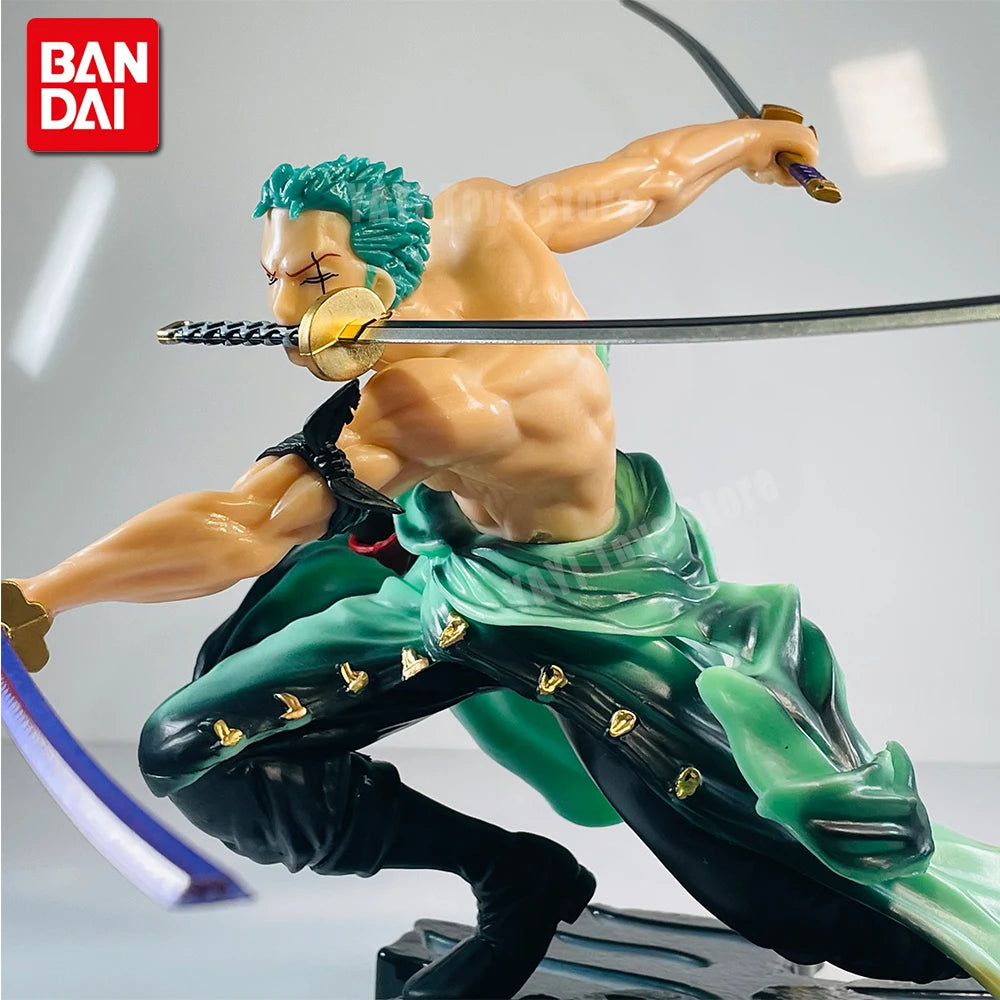 10cm Anime Roronoa Zoro Three-blade