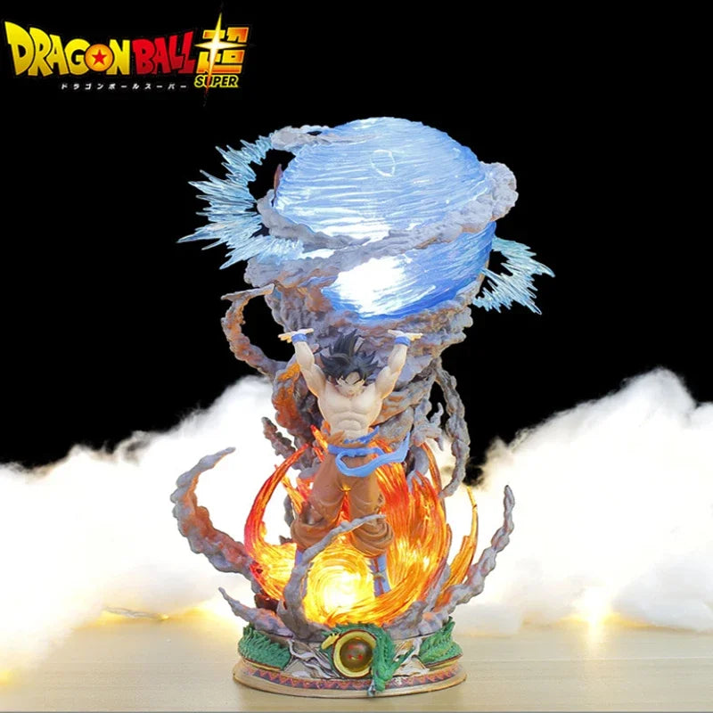 25cm Son Goku Super Genkidama lumineux