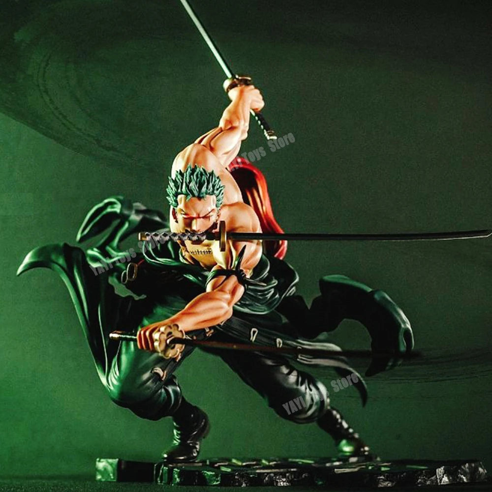 10cm Anime Roronoa Zoro Three-blade