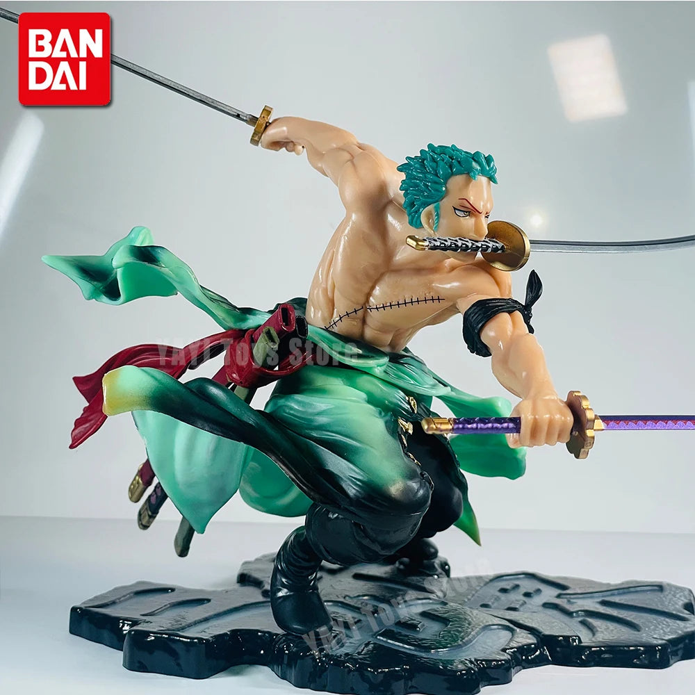 10cm Anime Roronoa Zoro Three-blade