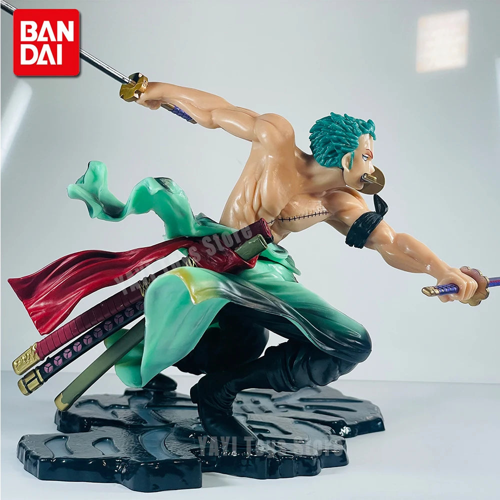 10cm Anime Roronoa Zoro Three-blade