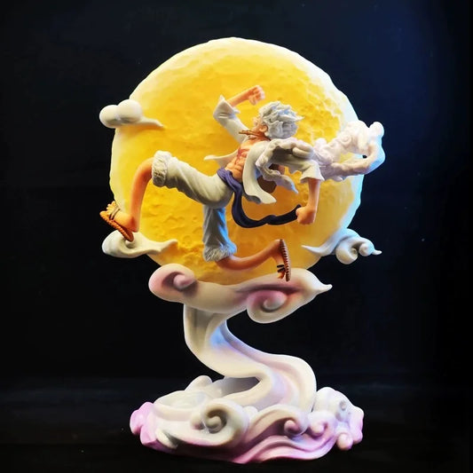 28cm Luffy Gear 5 Moon Light Lumineux Edition Limité