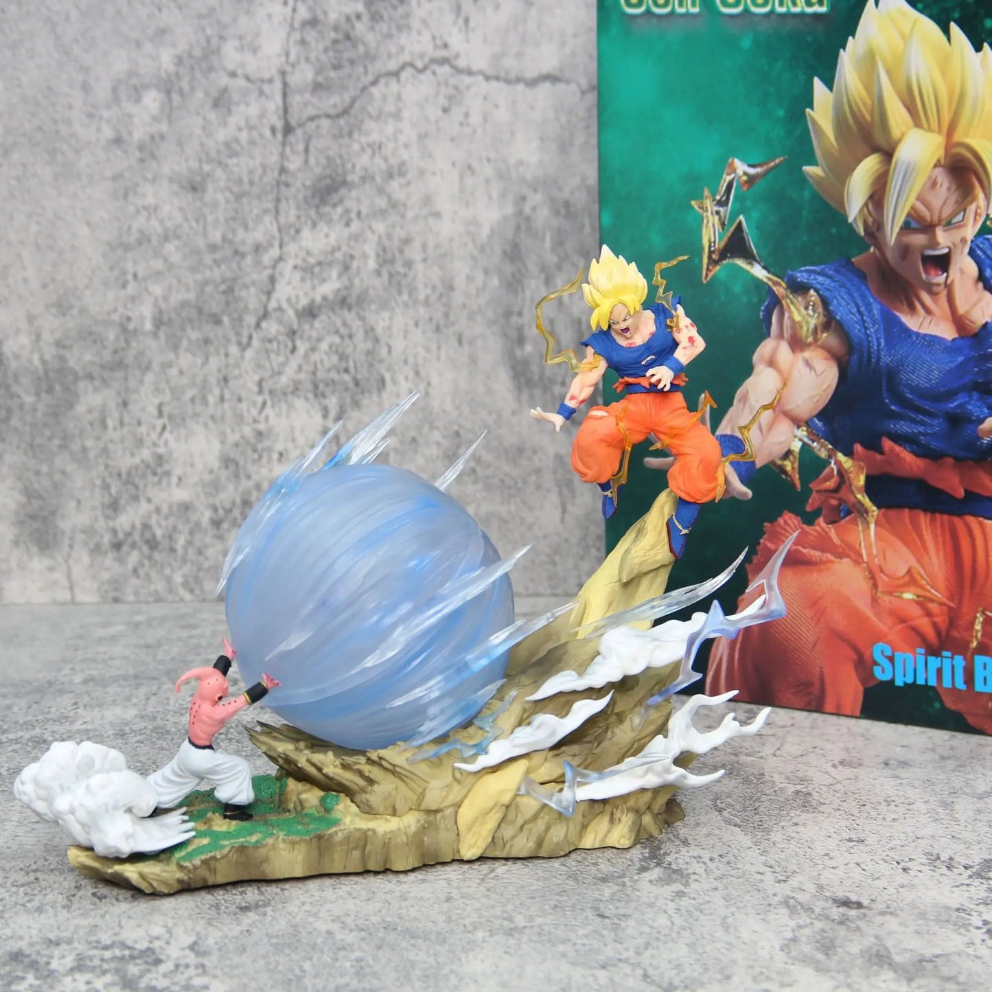 21cm Buu vs Goku Genkidama lumineux