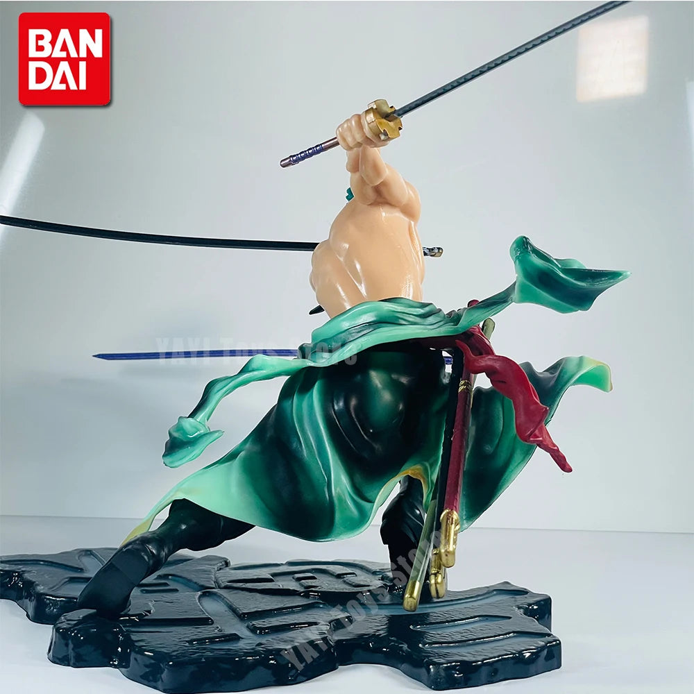 10cm Anime Roronoa Zoro Three-blade