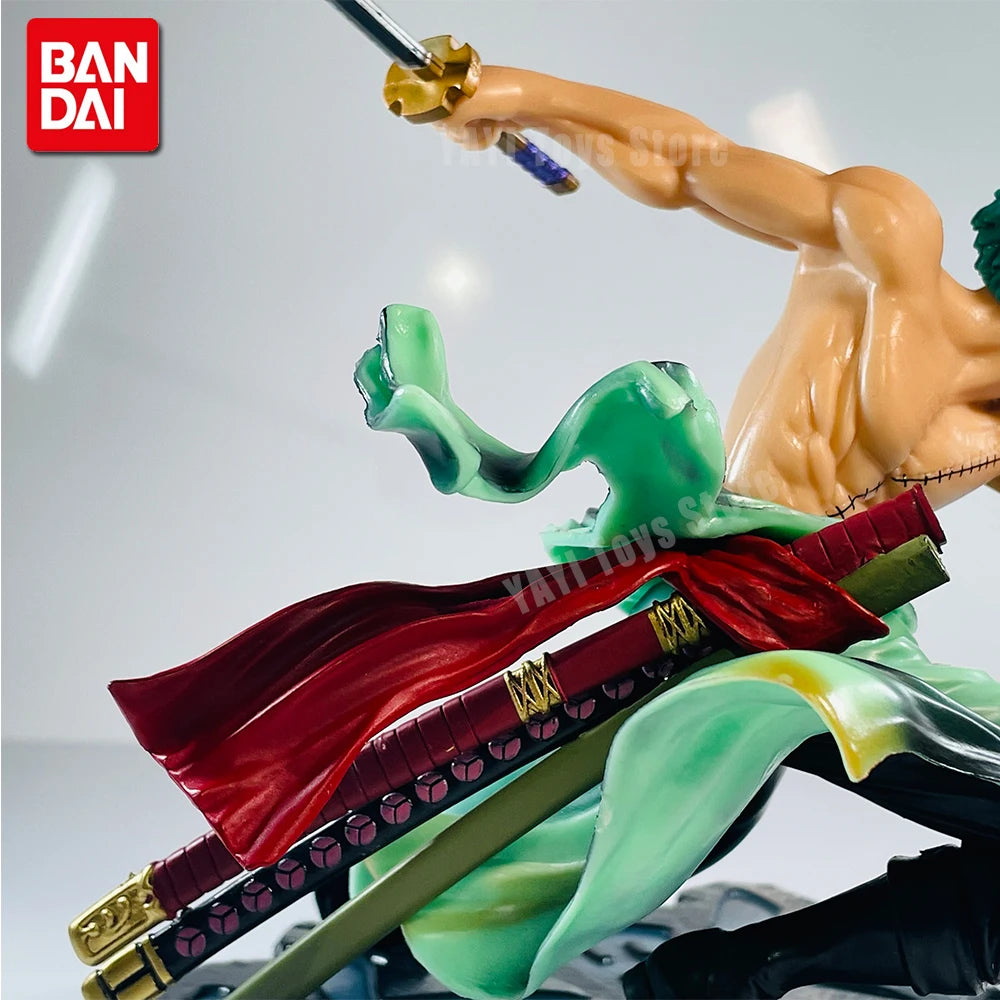 10cm Anime Roronoa Zoro Three-blade