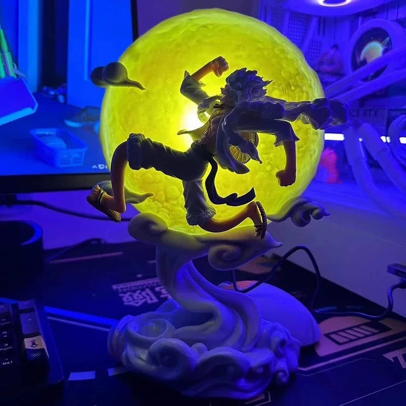 28cm Luffy Gear 5 Moon Light Lumineux Edition Limité