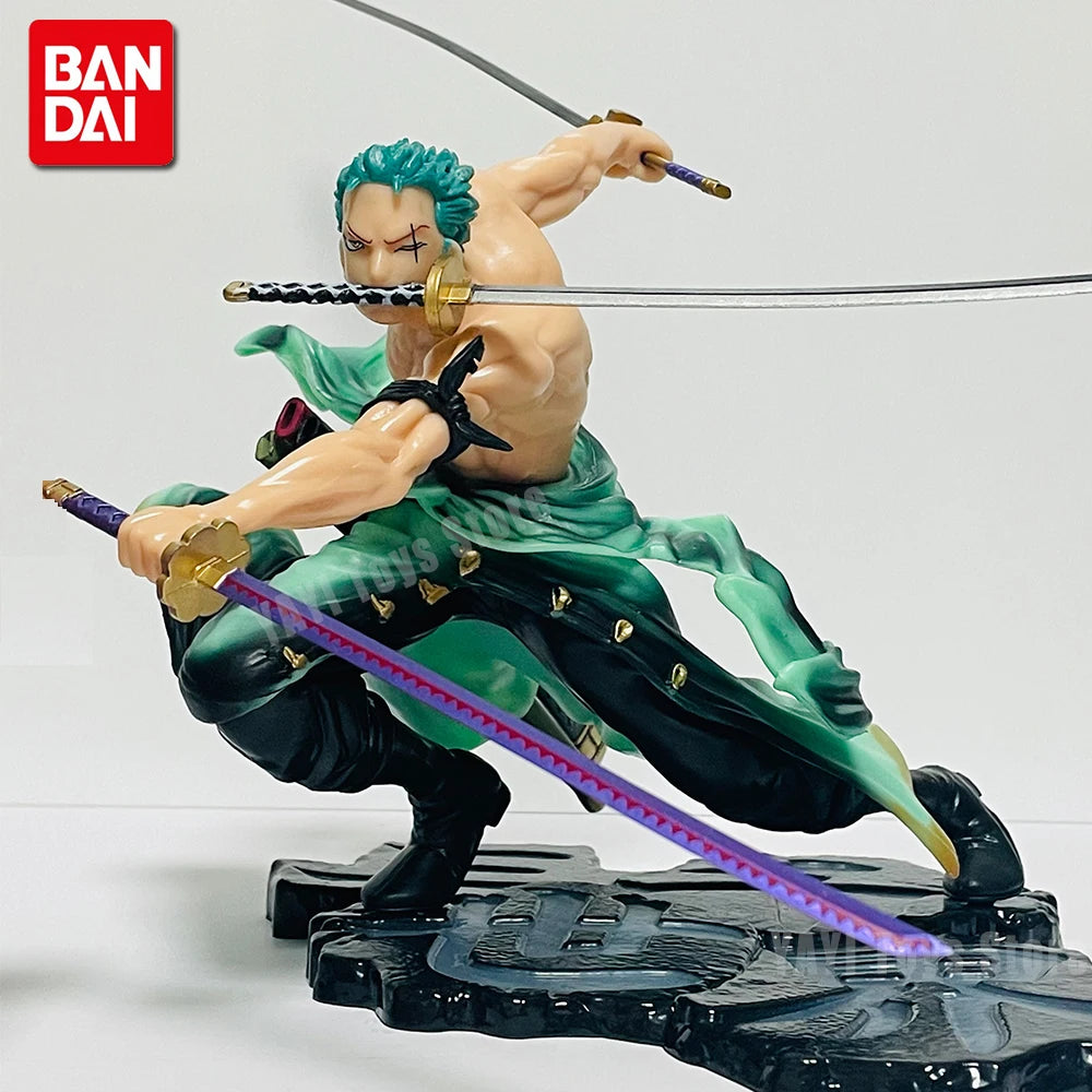 10cm Anime Roronoa Zoro Three-blade